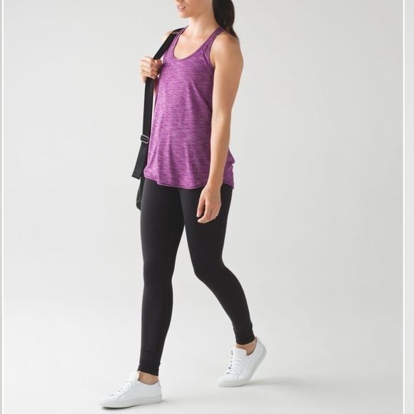 ❤️Lululemon Essential Tank Top in Heathered Chilled Grape A1 - Picture 1 of 6